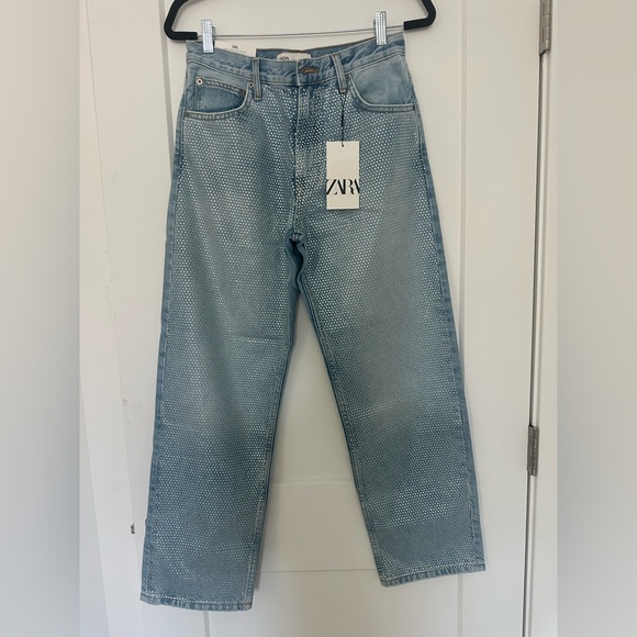 Zara Denim - New Zara rhinestone jeans